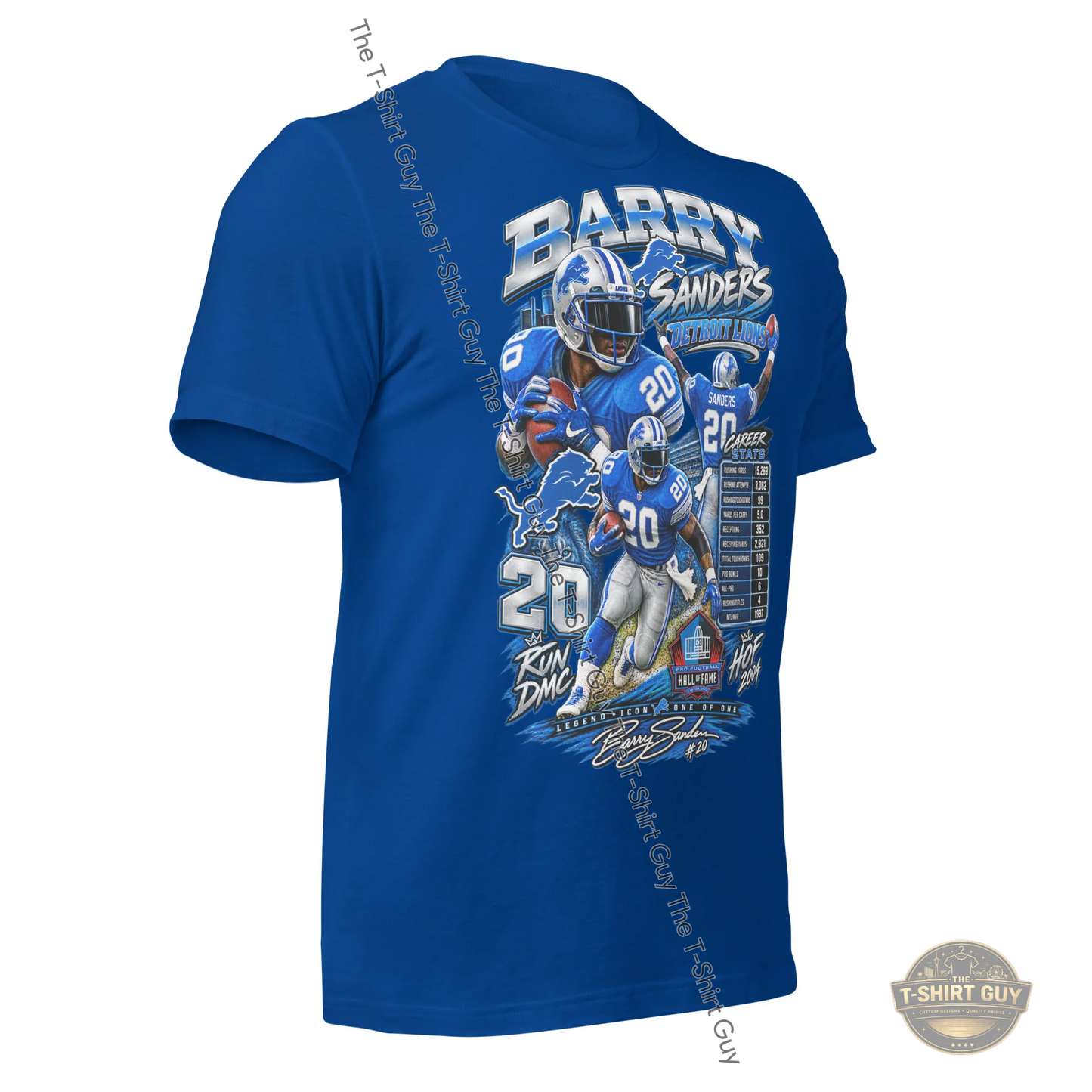 Watermarked - Barry Sanders Hall of Fame Unisex t-shirt