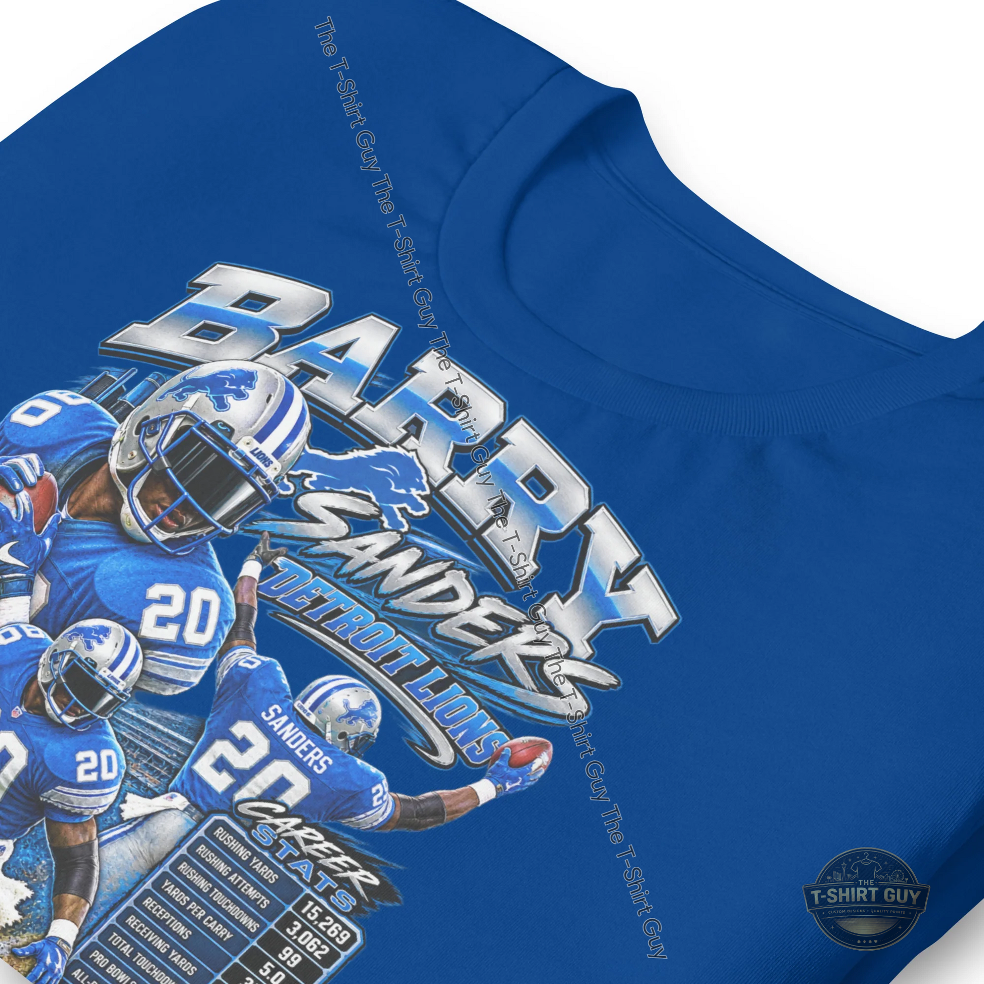 Watermarked - Barry Sanders Hall of Fame Unisex t-shirt