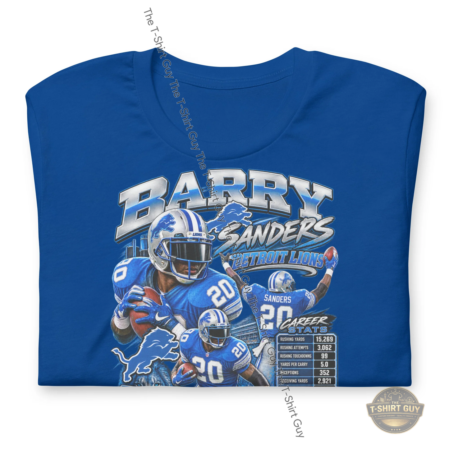 Watermarked - Barry Sanders Hall of Fame Unisex t-shirt
