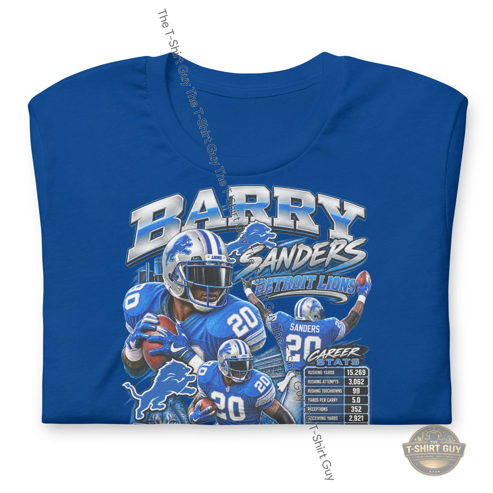 Watermarked - Barry Sanders Hall of Fame Unisex t-shirt