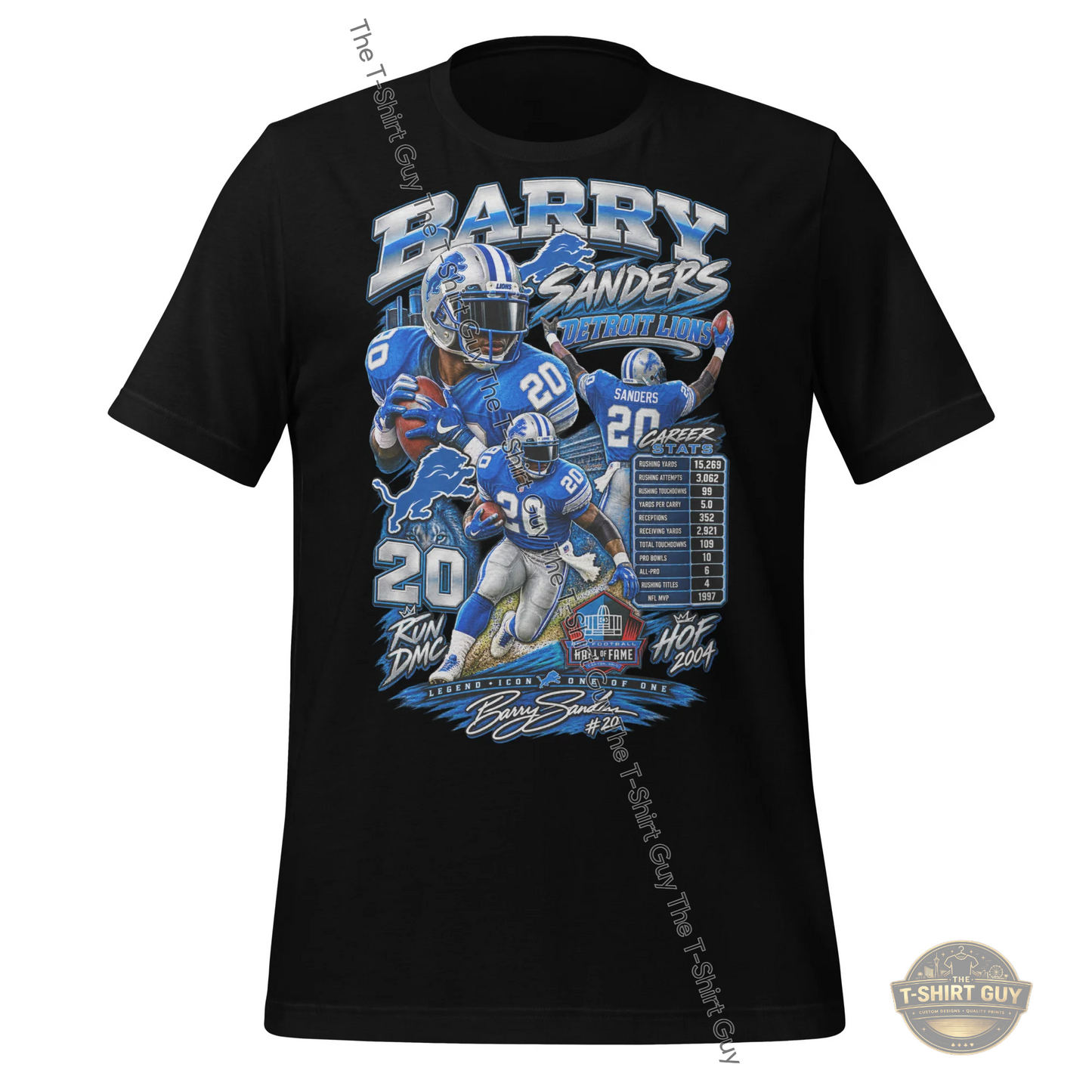 Watermarked - Barry Sanders Hall of Fame Unisex t-shirt