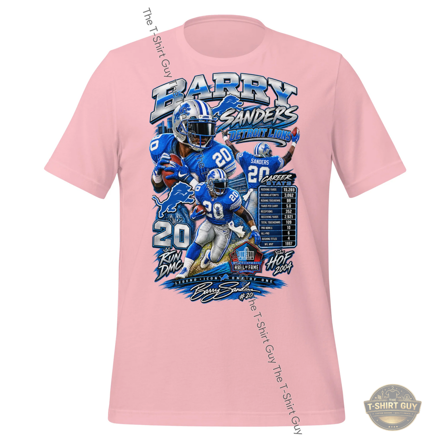 Watermarked - Barry Sanders Hall of Fame Unisex t-shirt