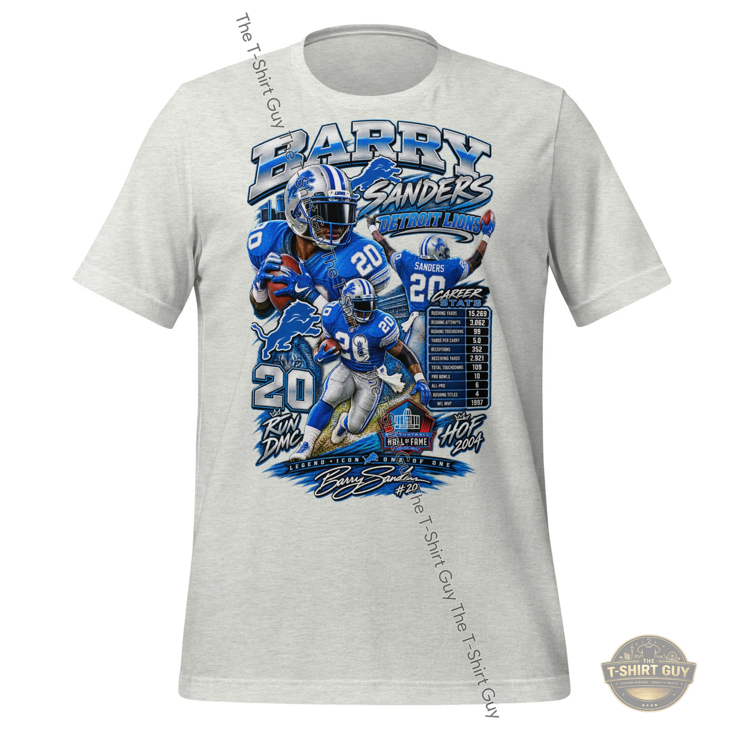 Watermarked - Barry Sanders Hall of Fame Unisex t-shirt