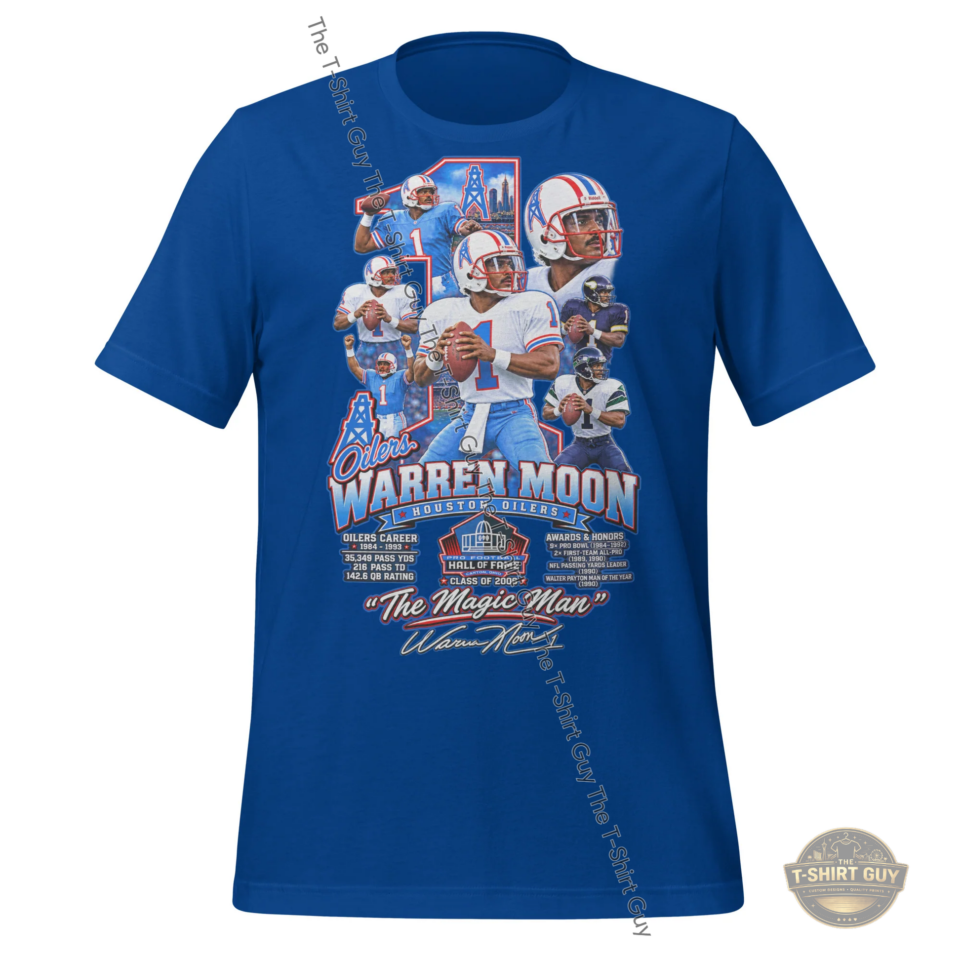 Watermarked - Warren Moon Unisex t-shirt