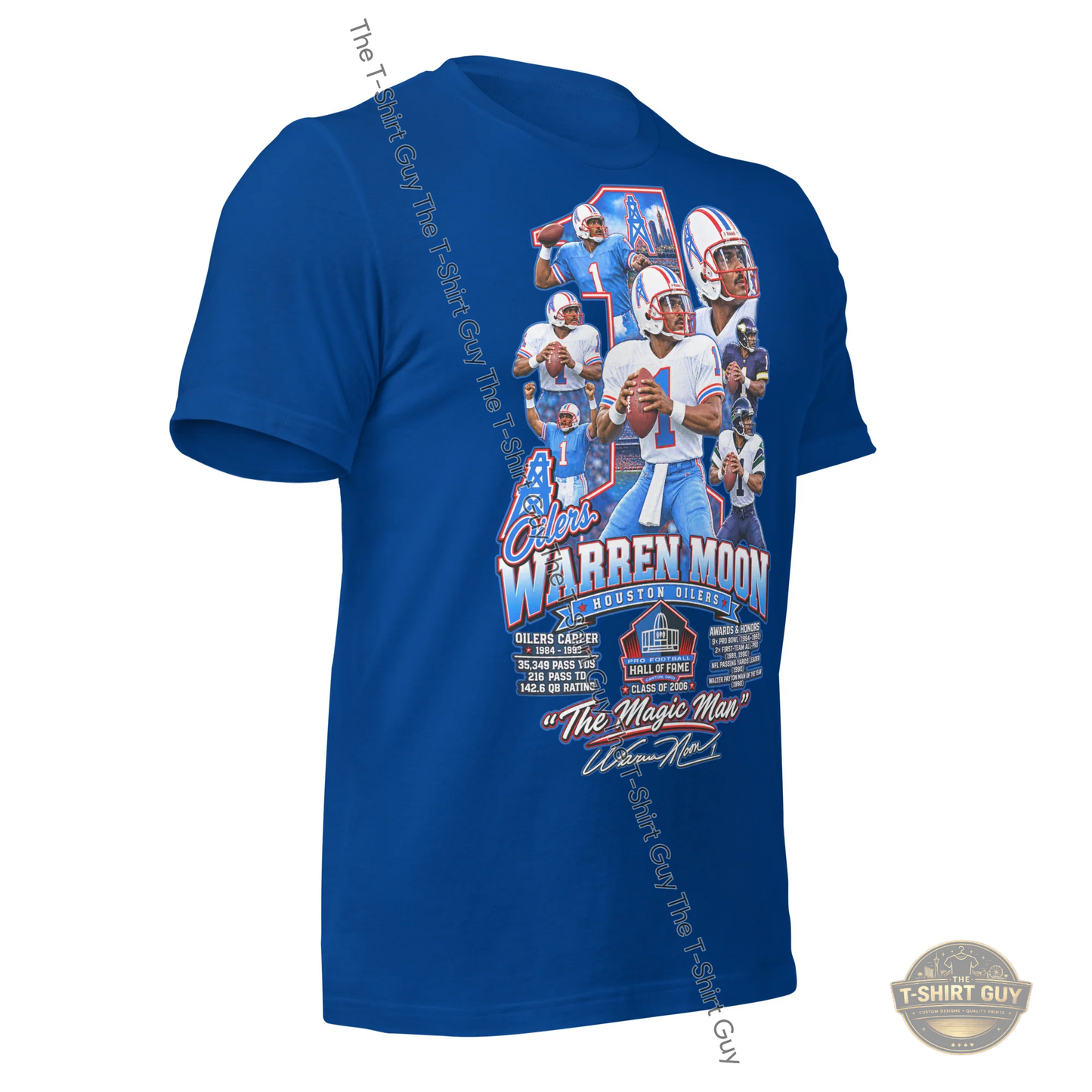 Watermarked - Warren Moon Unisex t-shirt