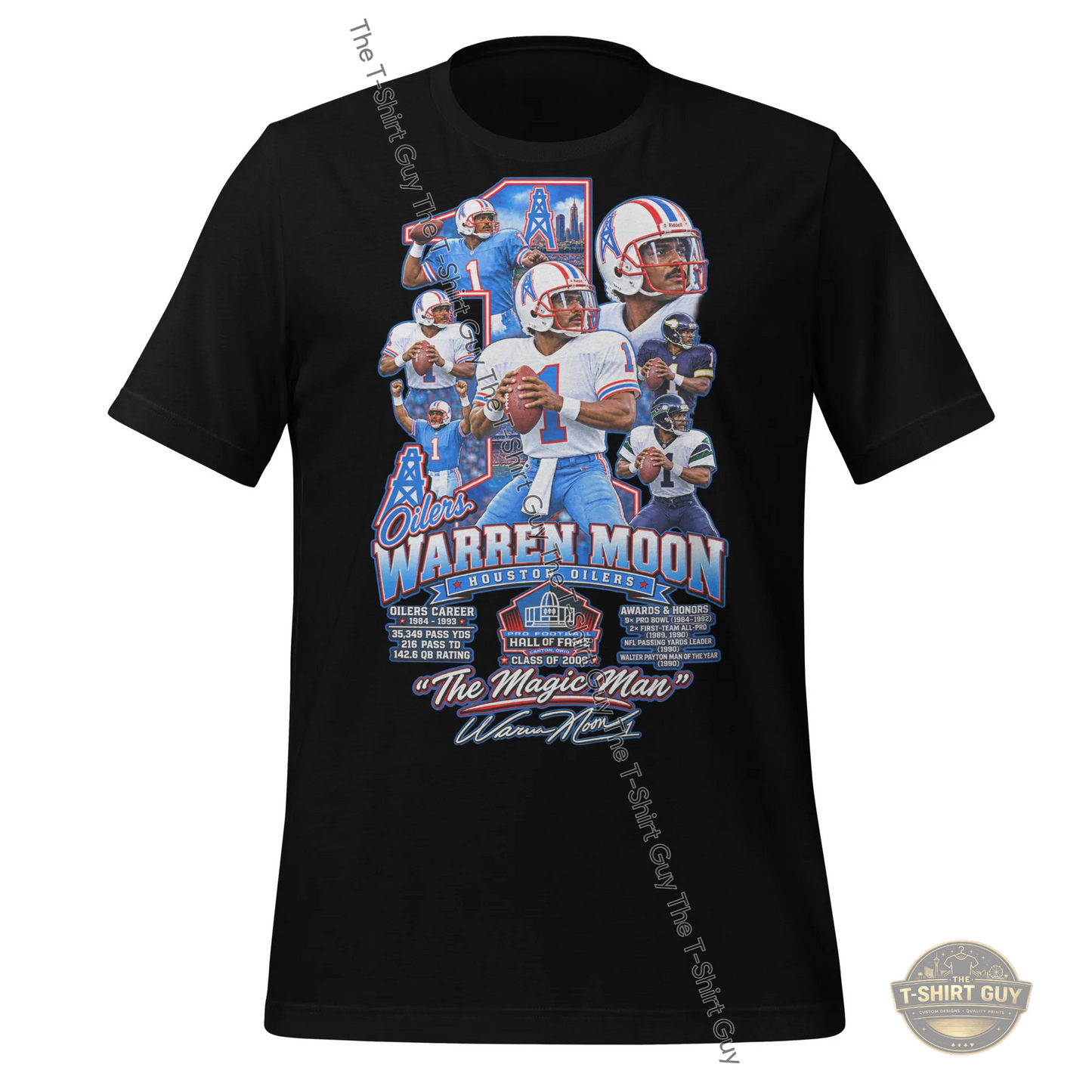 Watermarked - Warren Moon Unisex t-shirt