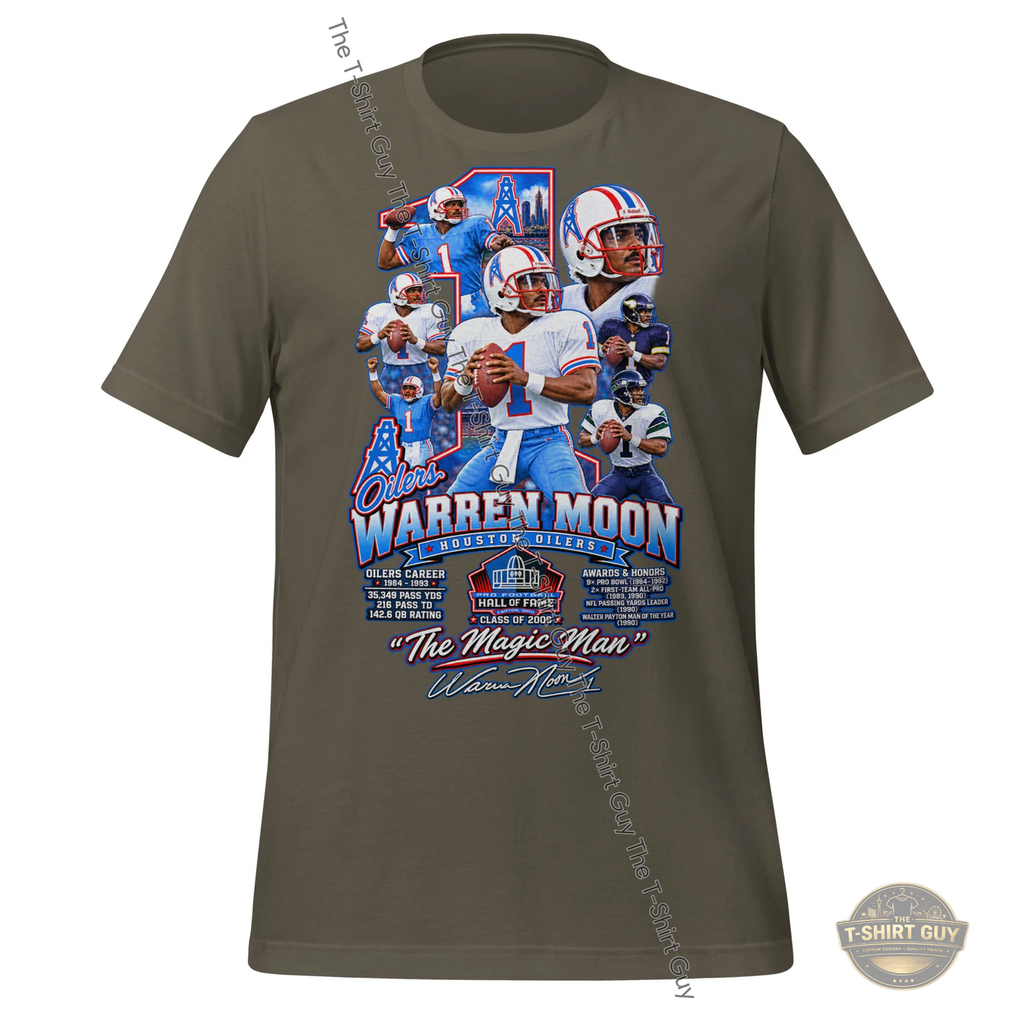 Watermarked - Warren Moon Unisex t-shirt