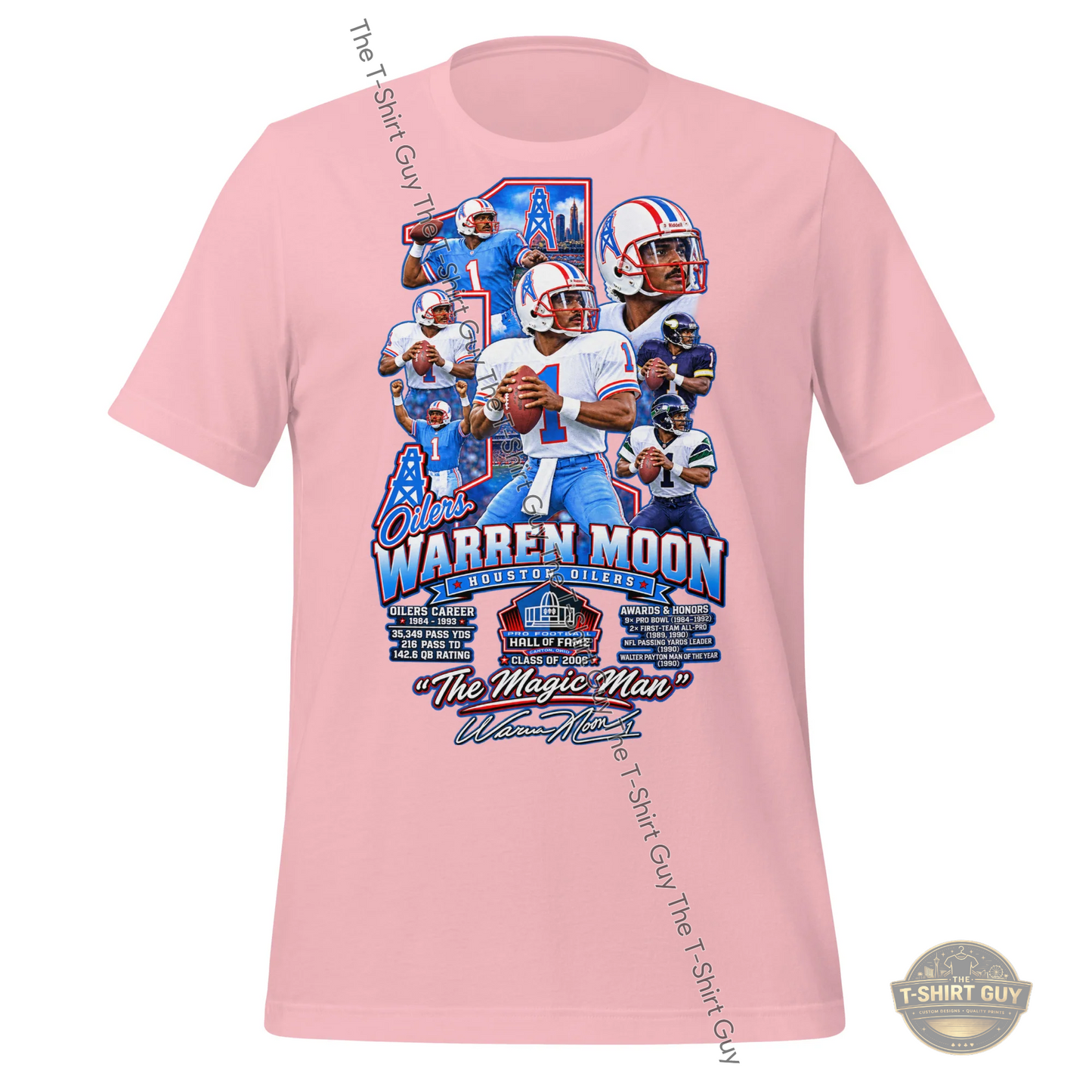 Watermarked - Warren Moon Unisex t-shirt
