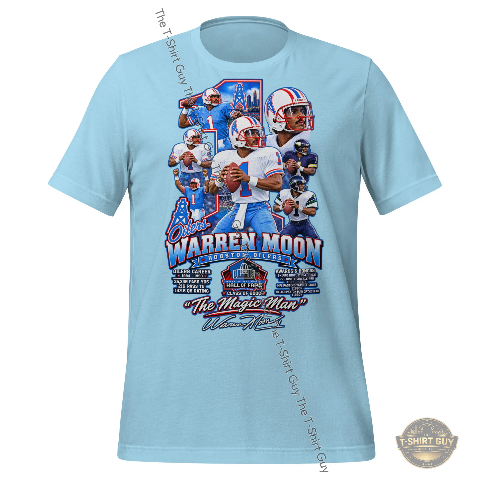 Watermarked - Warren Moon Unisex t-shirt