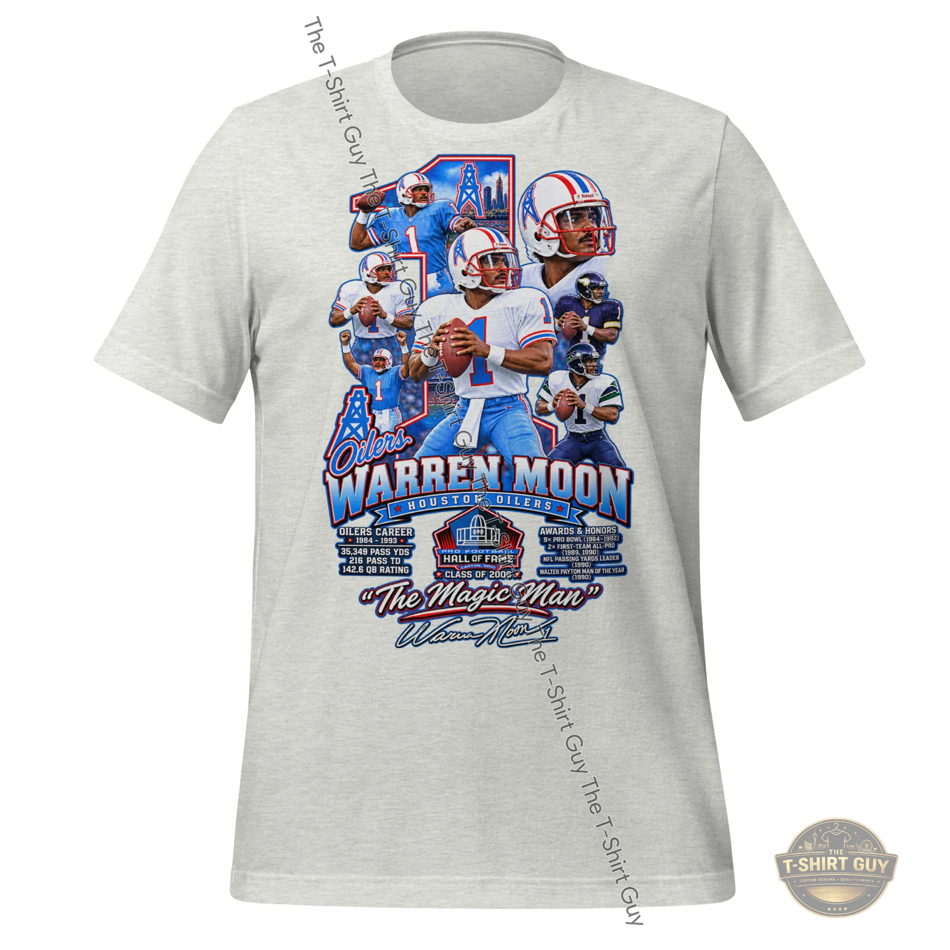 Watermarked - Warren Moon Unisex t-shirt