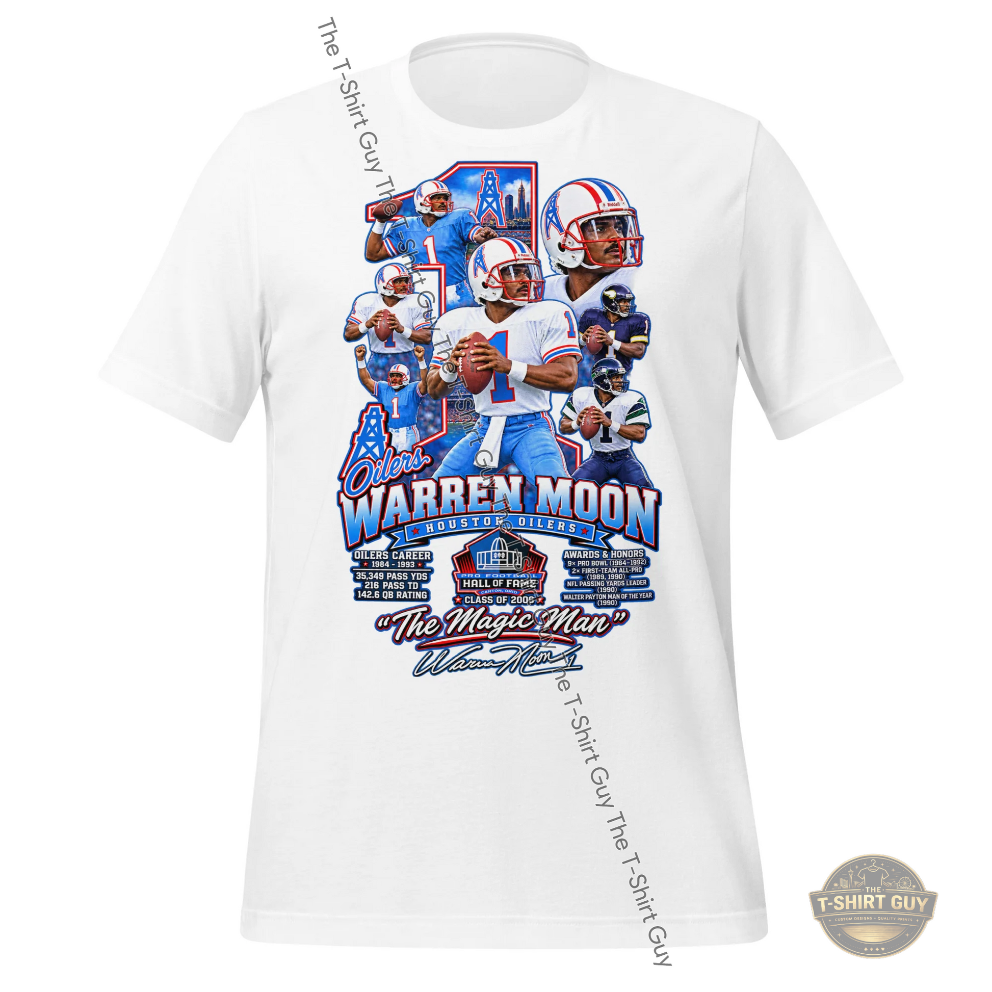 Watermarked - Warren Moon Unisex t-shirt